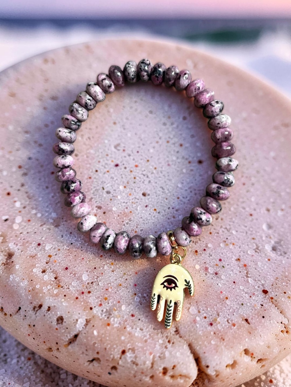 🆕 African Pink Rhodonite bracelet 💕